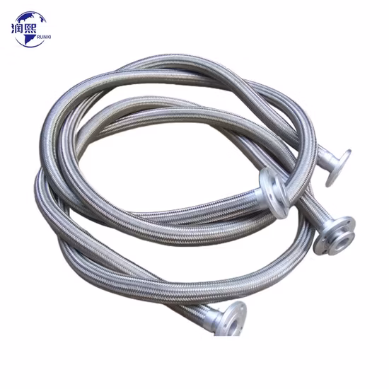 Stainless Steel Corrugated Flexible Metal Hose with Flange End