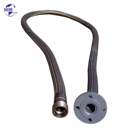 Stainless Steel Corrugated Flexible Metal Hose with Flange End