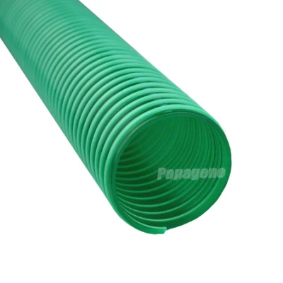 Flexible de tuyau de tube ondulé en PVC flexible à haute teneur en gluten