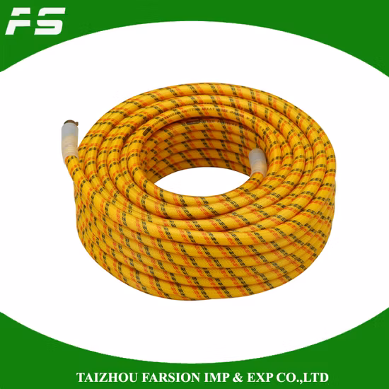 Flexible tressé résistant au froid 8.5mm PVC tuyau de pompe de pulvérisation à haute pression tuyau de compresseur d'air pneumatique
